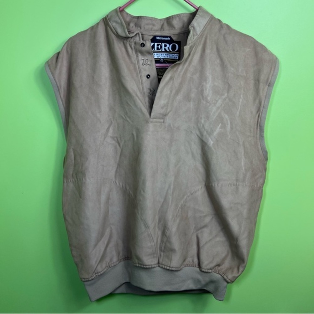 Zero restrictions golf outwear microsuede vest size S NWT